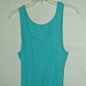 Perfect by Old Navy Tank Top Aqua Blue XXL